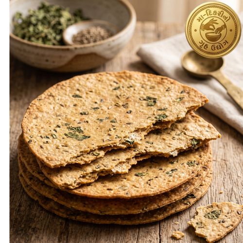 Jowar Methi Khakhra Gujarati snack by Maa Dikri Gruh Udyog